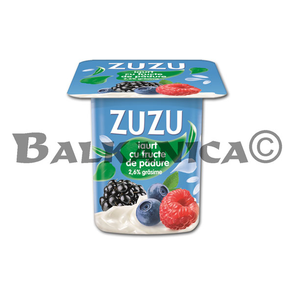 125 G YOGURT WITH FOREST FRUITS ZUZU