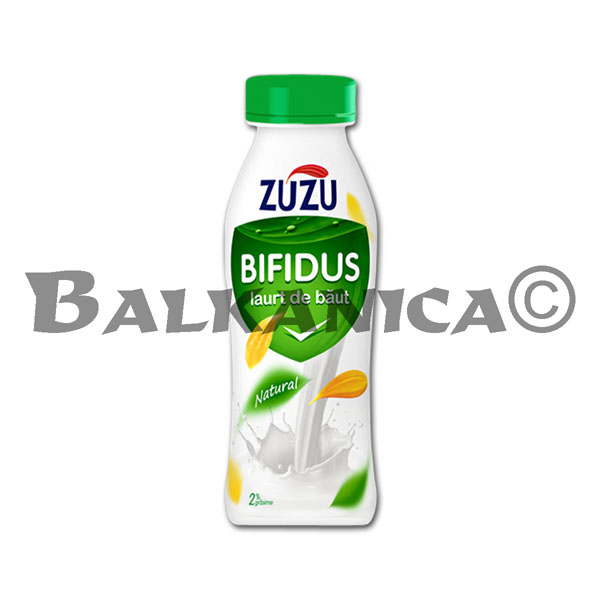 320 G YOGURT NATURAL FOR DRINKING 2% BIFIDUS ZUZU