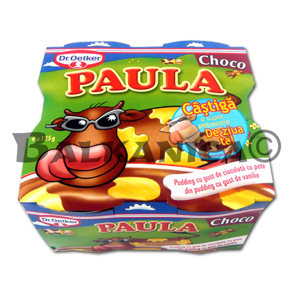 125 G PUDIM COM SABOR DE CHOCOLATE E BAUNILHA PAULA DR.OETKER