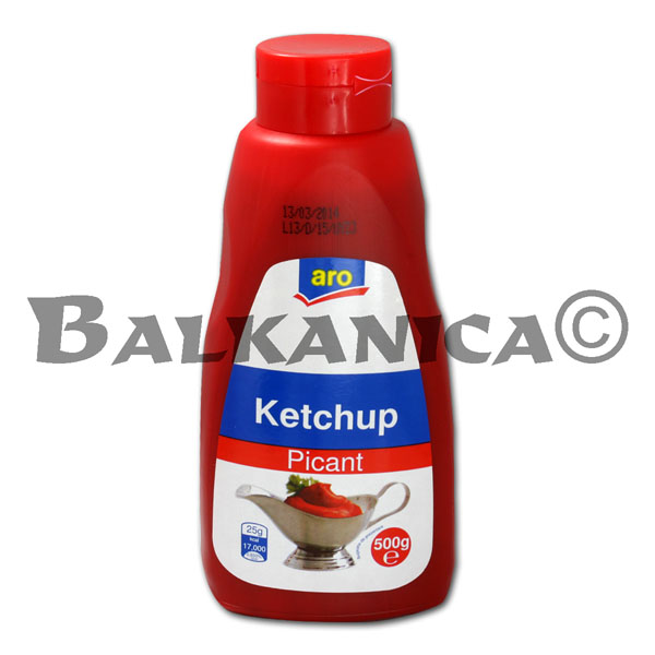 500 G KETCHUP SPICY ARO