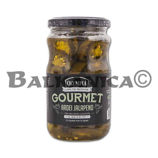 355 G PIMENTS FORTS JALAPENO OLYMPIA