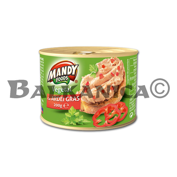 200 G PATE VEGETABLE WITH PEPPERS MANDY
