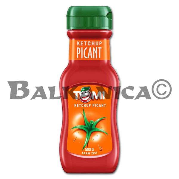 500 G KETCHUP SPICY TOMI
