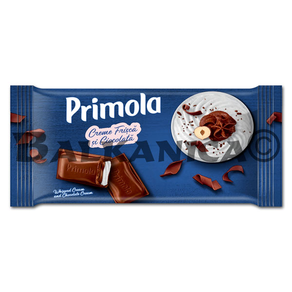 94.5 G CHOCOLAT A LA CREME DE CREME ET CHOCOLAT PRIMOLA