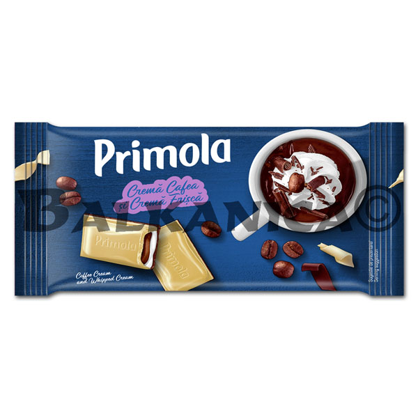 94 G CHOCOLATE WITH COFFEE AND CREAM PRIMOLA