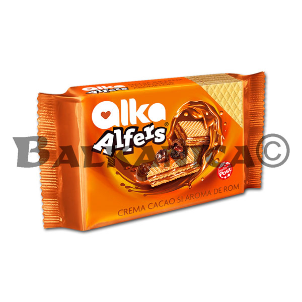 170 G WAFERS WITH COCOA CREAM AND RUM ALKA