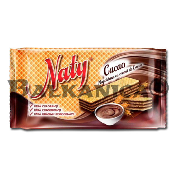 160 G BARQUILLOS CACAO NATY