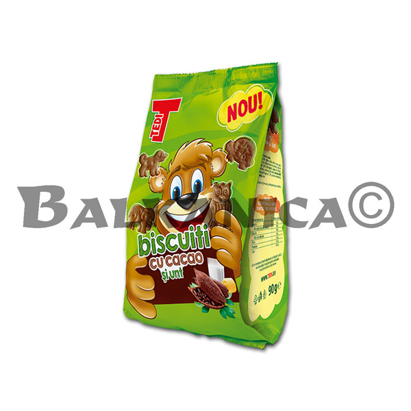 90 G BISCUITS WITH COCOA AND BUTTER TEDI