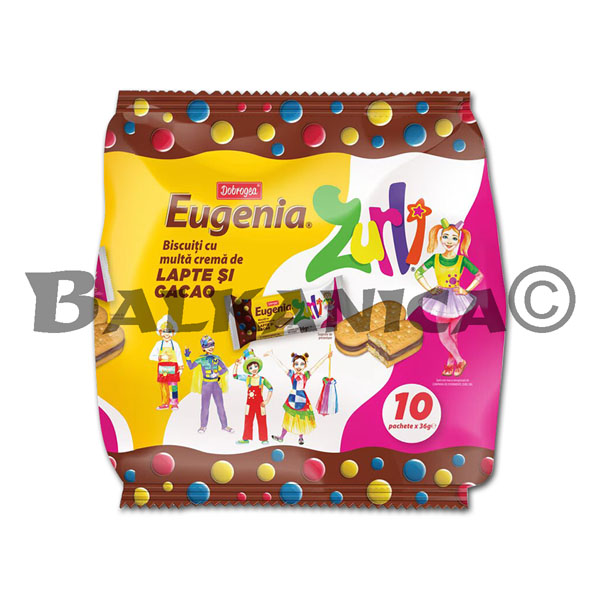 360 G BISCUITS WITH MILK AND COCOA ZURLI EUGENIA
