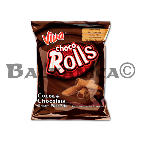 100 G ROLOS DE CHOCOLATE VIVA