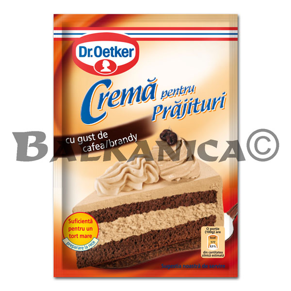 50 G CREAM FOR CAKES COFFEE AND BRANDY DR.OETKER