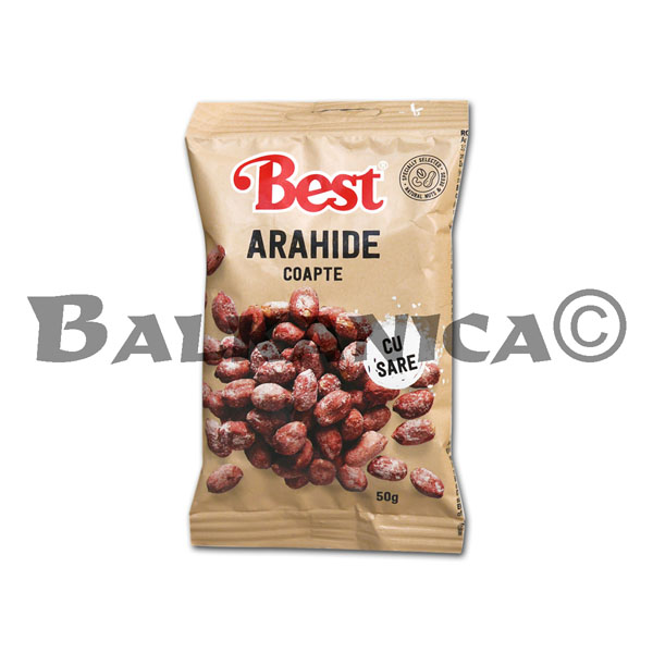 50 G CACAHUETES HORNEADOS CON SAL BEST NUTS