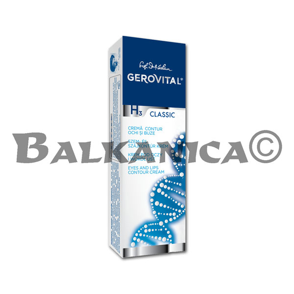 15 ML CREAM CLASSIC FOR EYES AND LIPS CONTOUR GEROVITAL H3