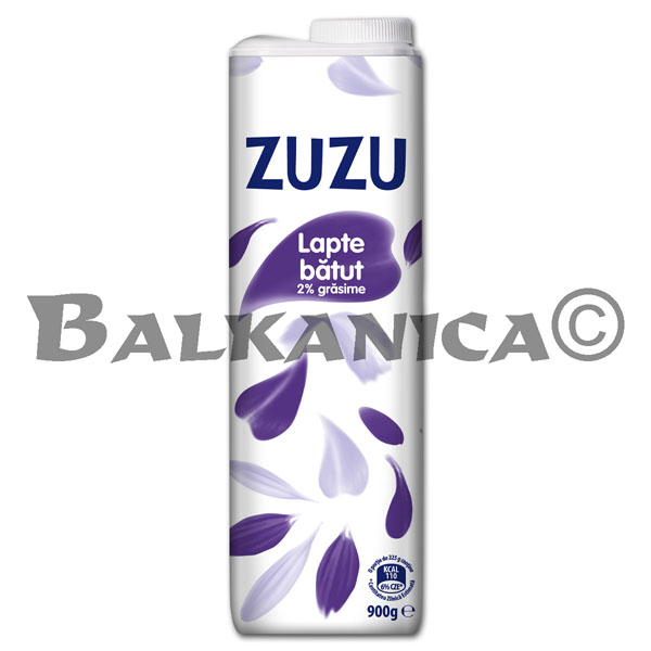 900 G LAPTE BATUT 2% ZUZU 900 G LAPTE BATUT 2% ZUZU