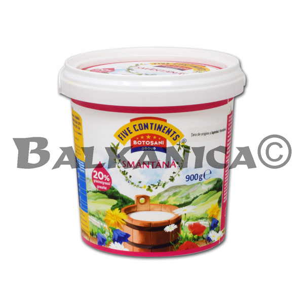 900 G CREME PASTEURISEE 20% FIVE CONTINENTS