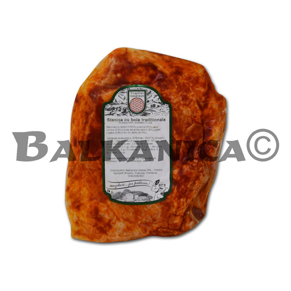 СЛАНИНА С ЧЕРВЕН ПИПЕР И ЧЕСЪН ТРАДИЦИИ РУМАНЕЩИ