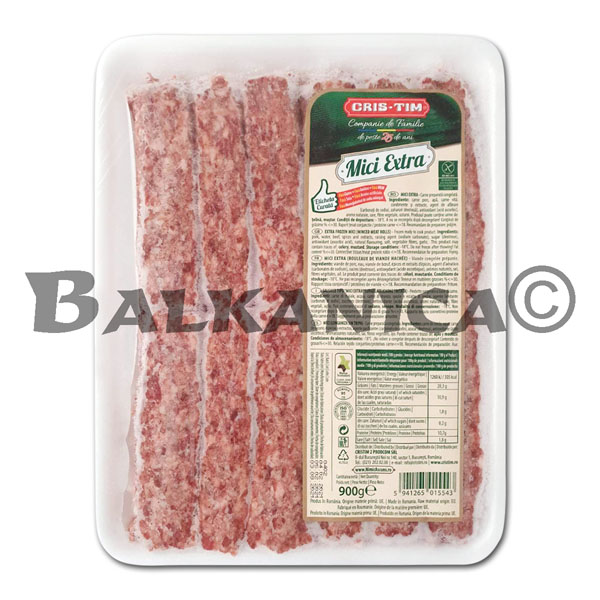 900 G LINGUICA SEM PELE (MICI) PORCO E VITELA EXTRA CRIS TIM