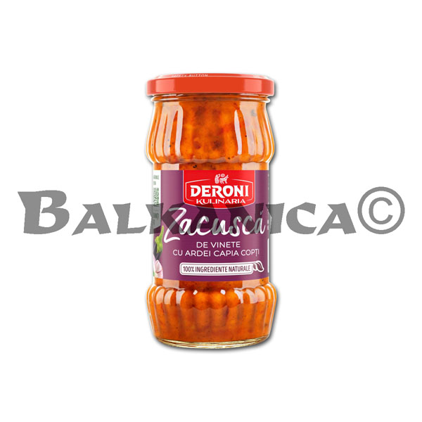 300 G ZACUSCA DE VINETE CU ARDEI CAPIA COPTI DERONI KULINARIA 300 G ZACUSCA DE VINETE CU ARDEI CAPIA COPTI DERONI KULINARIA