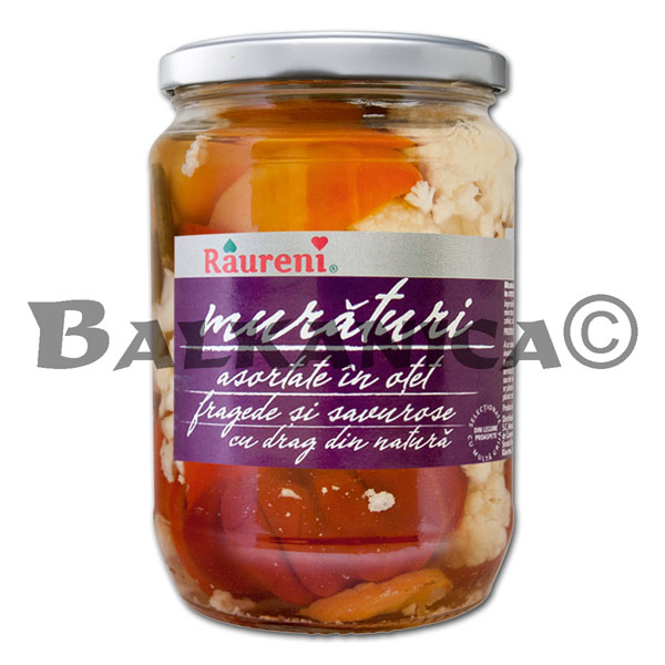680 G MURATURI ASORTATE IN OTET RAURENI 680 G MURATURI ASORTATE IN OTET RAURENI