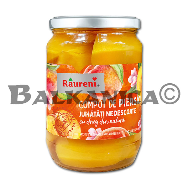 680 G COMPOT DE PIERSICI JUMATATI DESCOJITE RAURENI