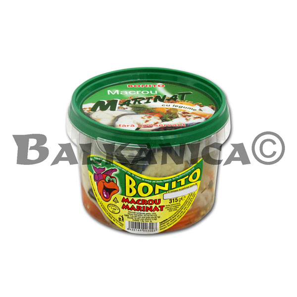315 G MACROU MARINAT CU LEGUME PESCADO BONITO 315 G MACROU MARINAT CU LEGUME PESCADO BONITO
