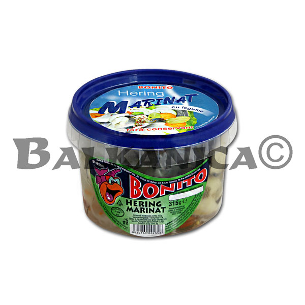 315 G HERING MARINAT CU LEGUME PESCADO BONITO 315 G HERING MARINAT CU LEGUME PESCADO BONITO