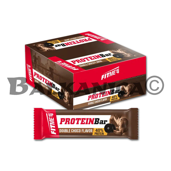 60 G BARRITA PROTEICA DOBLE CHOCO FITME UP 60 G BARRITA PROTEICA DOBLE CHOCO FITME UP