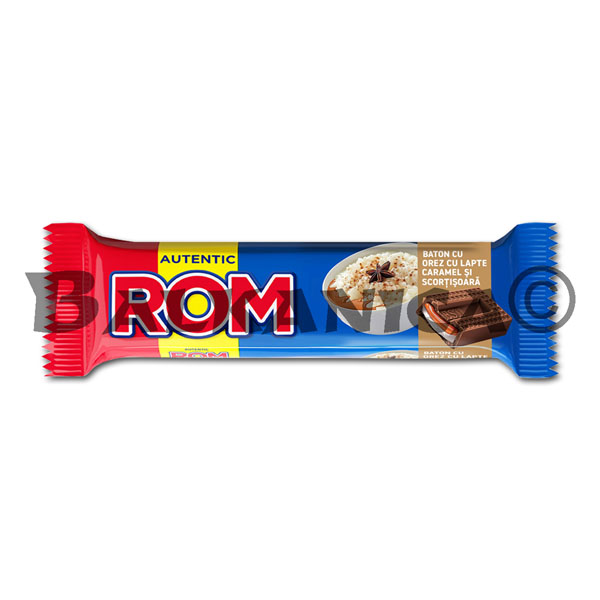 43 G BATON CU CREMA DE ROM OREZ CU LAPTE CARAMEL SI SCORTISOARA ROM