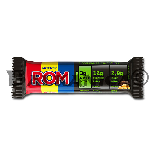 41 G BATON CU PROTEINE CU CIOCOLATA ROM SI ARAHIDE ROM