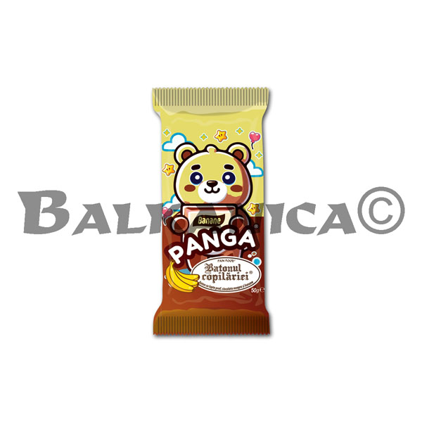 50 G BATONUL COPILARIEI CU CIOCOLATA NEAGRA SI BANANE PANGA PAN FOOD