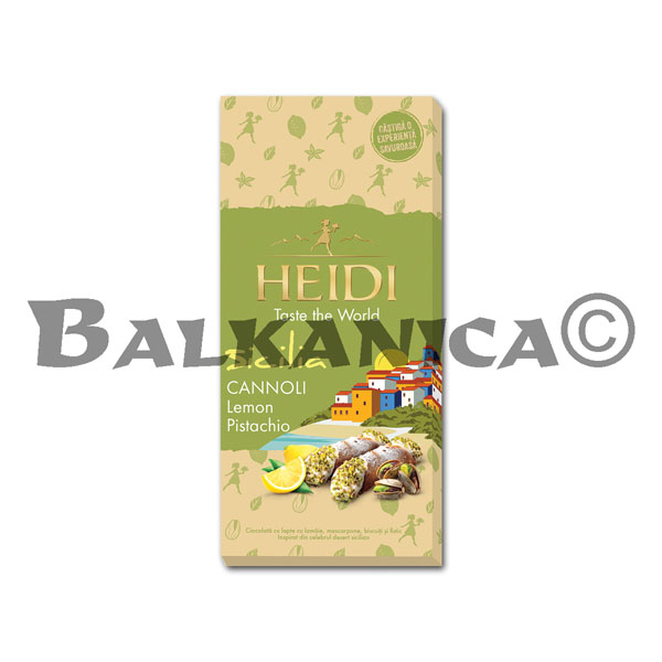 80 G CIOCOLATA CU LAMAIE FISTIC SI CANNOLI HEIDI