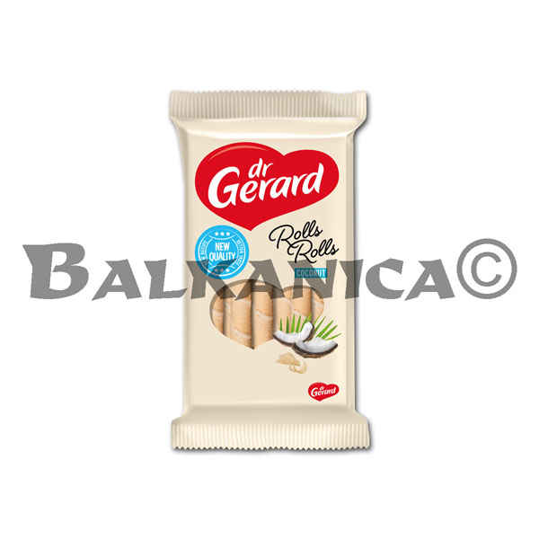 112 G WAFER ROLLS CU CREMA DE COCOS DR.GERARD 112 G WAFER ROLLS CU CREMA DE COCOS DR.GERARD