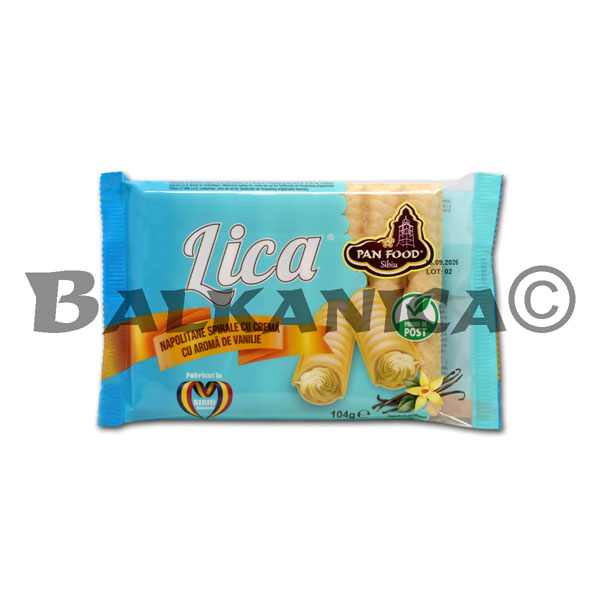 104 G WAFERS ESPIRAIS COM BAUNILHA LICA