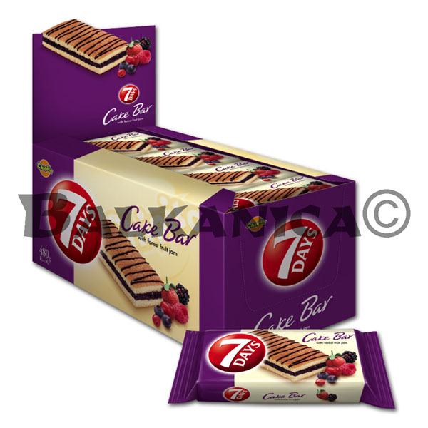 30 G CAKEBAR FRUCTE DE PADURE 7 DAYS