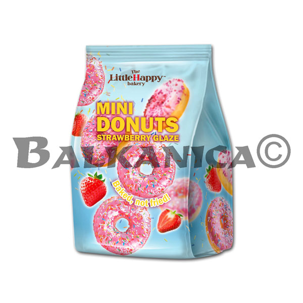 200 G MINI GOGOSI CU GLAZURA DE CAPSUNI THE LITTLE HAPPY BAKERY