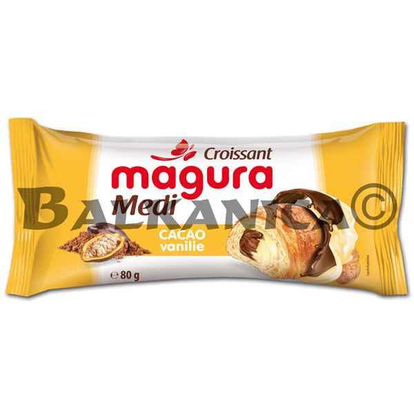 80 G CROISSANT CACAO VANILIE MAGURA 80 G CROISSANT CACAO VANILIE MAGURA