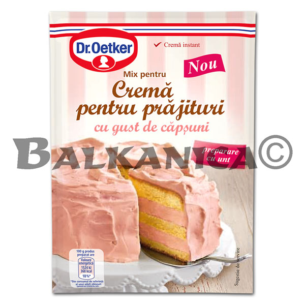 140 G KREM DO CIAST Z MASLEM SMAK TRUSKAWKOWY DR.OETKER