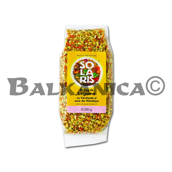 250 G BELSUG DE LEGUME CU VERDEATA SI SARE DE HIMALAYA SOLARIS