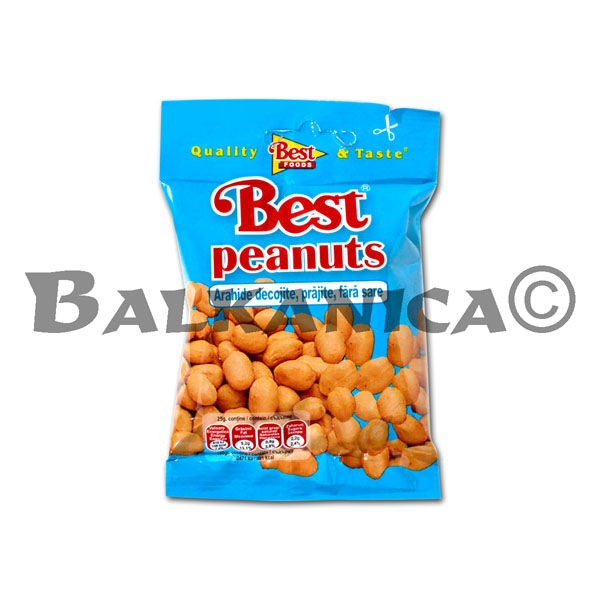50 G PEANUTS PEELED FRIED WITHOUT SALT BEST NUTS