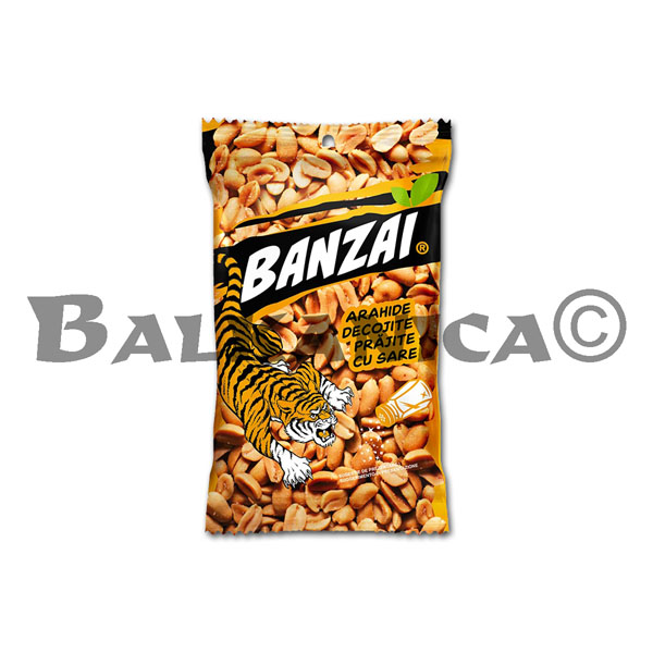 70 G ARAHIDE DECOJITE CU SARE BANZAI 70 G ARAHIDE DECOJITE CU SARE BANZAI