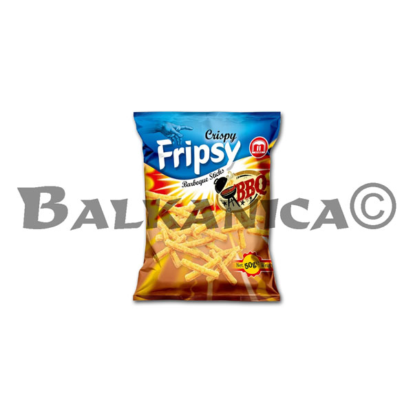 50 Г ХРУПКАВ СНЕК С ВКУС НА БАРБЕКЮ КРИСПИ ФРИПСИ