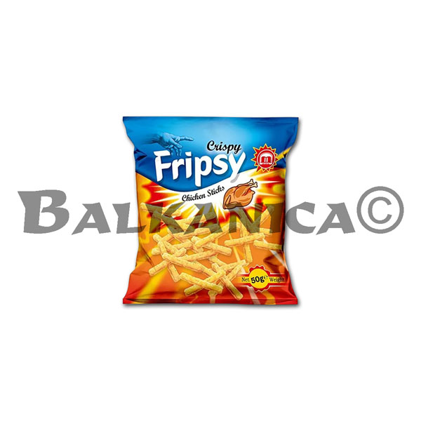 50 Г ХРУПКАВ СНЕК С ВКУС НА ПИЛЕ КРИСПИ ФРИПСИ