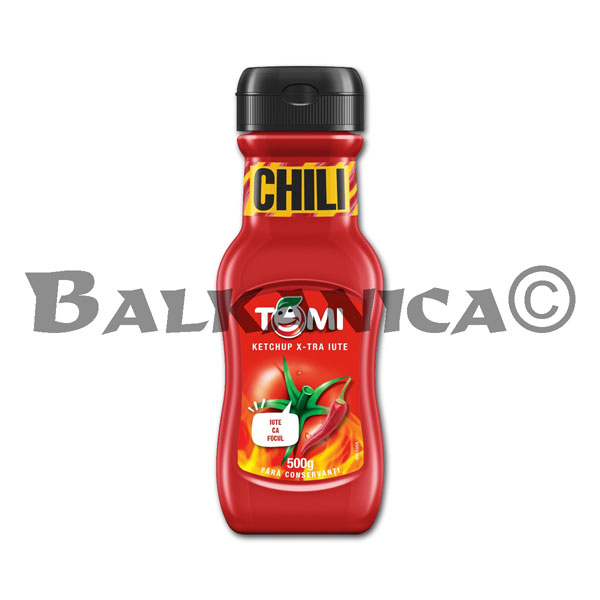 500 G KETCHUP X-TRA IUTE TOMI 500 G KETCHUP X-TRA IUTE TOMI