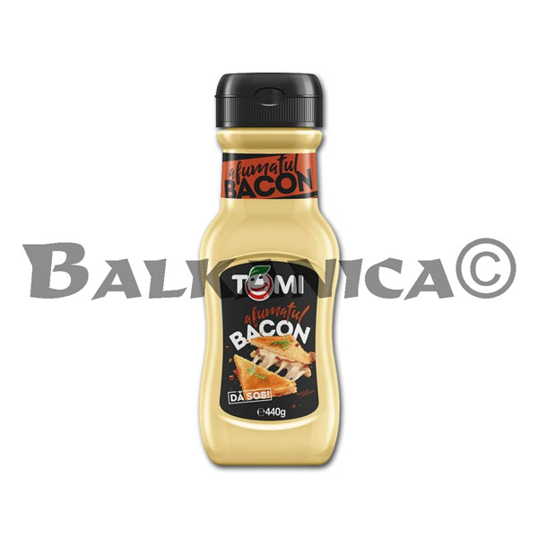 440 G SOS CU AROMA DE BACON AFUMAT TOMI 440 G SOS CU AROMA DE BACON AFUMAT TOMI