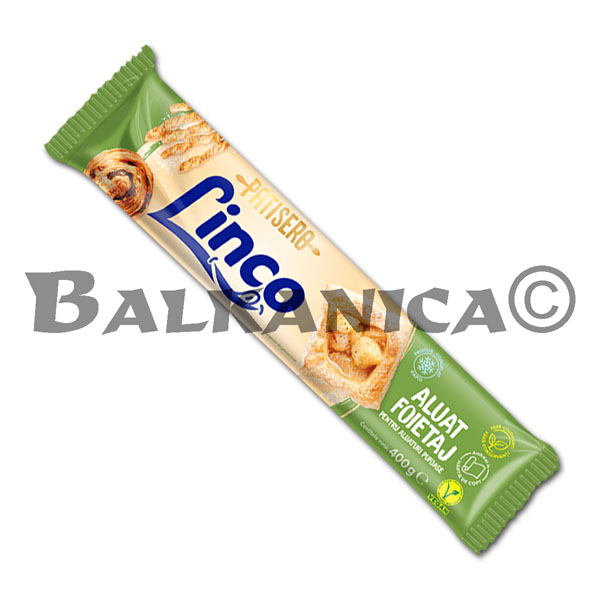 400 G MASSA FOLHADA PARA CONFEITARIA FOLHEADA LINCO