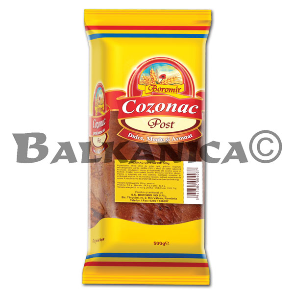 450 G COZONAC DE POST CU STAFIDE BOROMIR