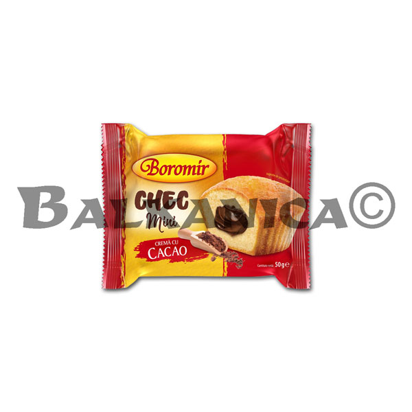 50 G MINI CHEC CREMA CU CACAO BOROMIR