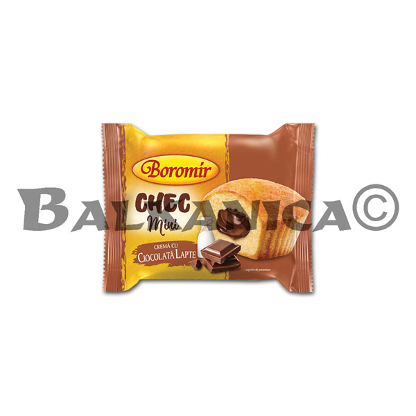 50 G MINI CHEC CU CREMA DE CIOCOLATA CU LAPTE BOROMIR