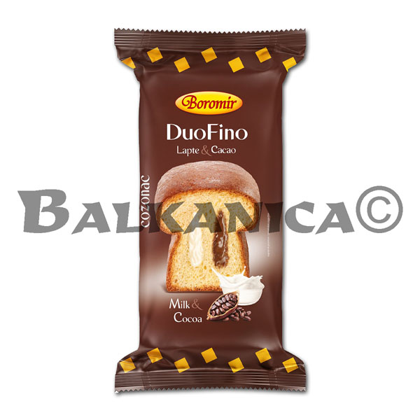 400 G COZONAC LAPTE&CACAO DUO FINO BOROMIR