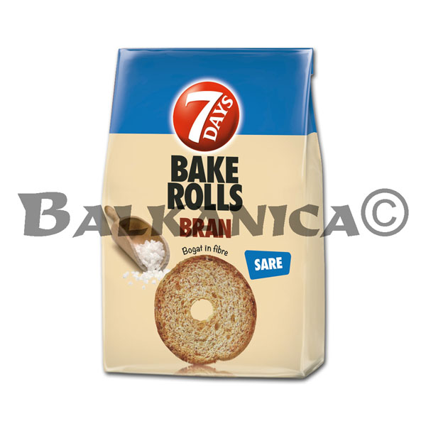 80 G BAKE ROLLS CU TARATE SI SARE 7 DAYS 80 G BAKE ROLLS CU TARATE SI SARE 7 DAYS
